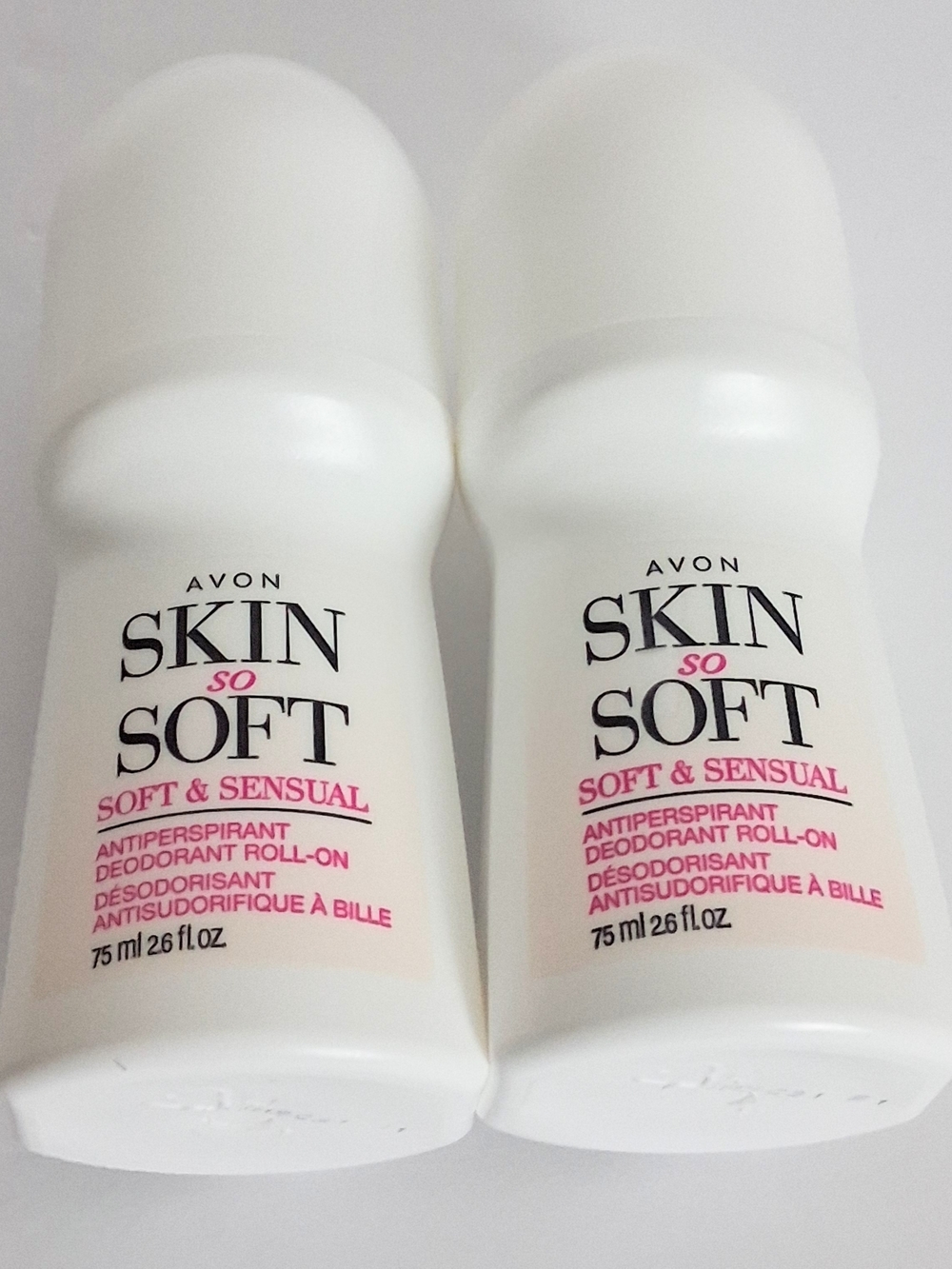 Avon Skin So Soft Soft & Sensual Roll-On Deodorant Bundle Of 2 New